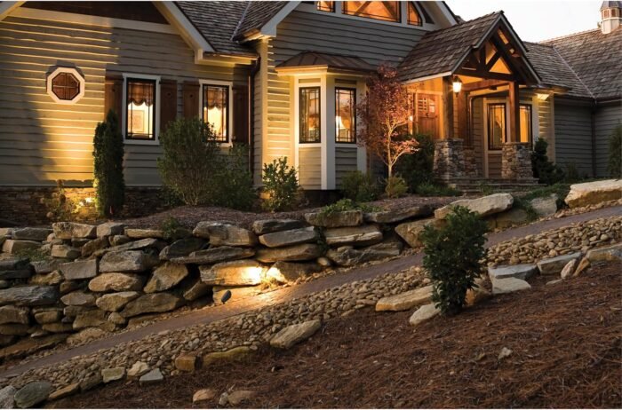 Nuvo Lighting 62/1203 LED Landscape Flood Fixture, Dark Gray, 9W, 120V, 3000 Kelvin Temp, 900 Lumens Output, 50000 Average Rated Hours, Circular LED Module Bulb, Rugged Construction 6.25 in - Image 2