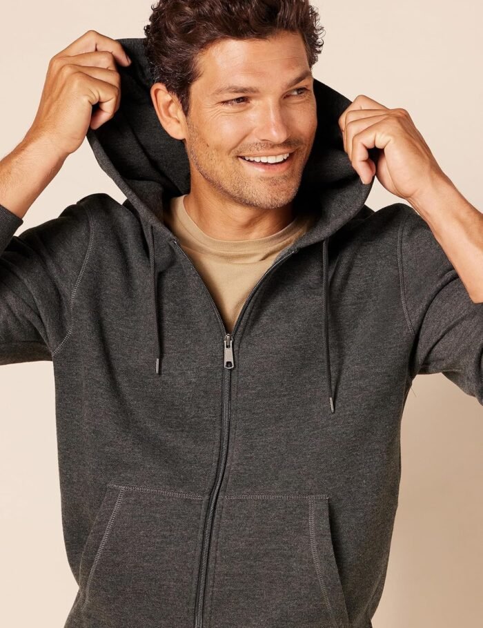 Amazon Essentials Men's Full-Zip Fleece Hoodie (Available in Big & Tall) - Image 4