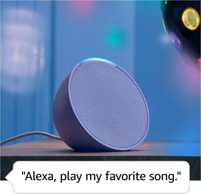 Amazon Echo Pop (newest model), Our smallest Alexa speaker, Fits in any room, Midnight Teal - Image 3