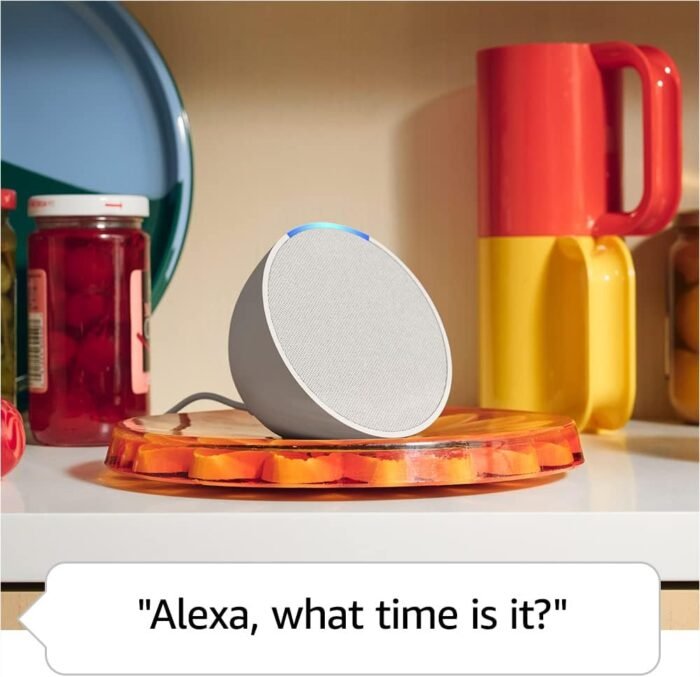 Amazon Echo Pop (newest model), Our smallest Alexa speaker, Fits in any room, Midnight Teal - Image 5