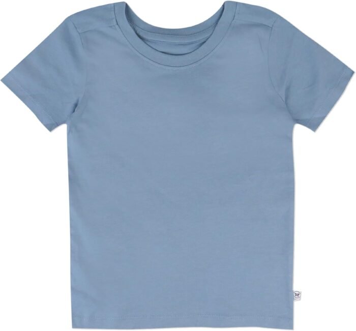 HonestBaby Multipack Short Sleeve T-Shirt Tee 100% Organic Cotton Infant Baby, Toddler, Little Kids Boys, Girls, Unisex - Image 2