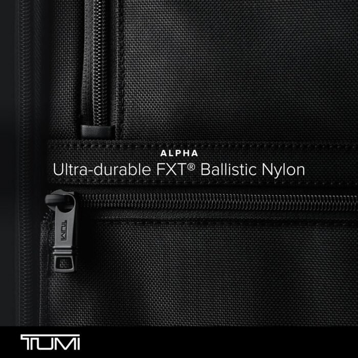 TUMI - Alpha Medium Trip Expandable 4-Wheeled Packing Case - Professional Travel Luggage - TSA Lock Tracer - TUMI Suitcase - Black - Image 6