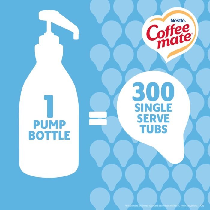 Nestle Coffee mate Coffee Creamer, French Vanilla, Concentrated Liquid Pump Bottle, Non Dairy, No Refrigeration, 50.7 fl oz (Pack of 2) - Image 3