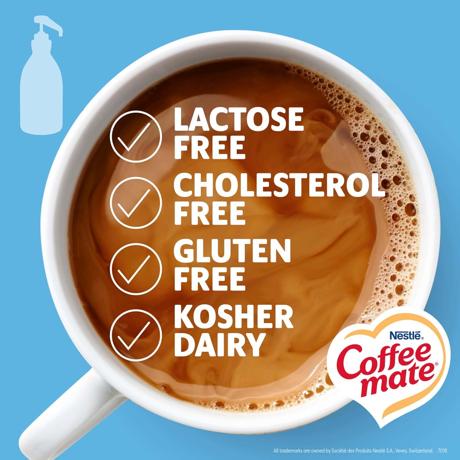 Nestle Coffee mate Coffee Creamer, French Vanilla, Concentrated Liquid Pump Bottle, Non Dairy, No Refrigeration, 50.7 fl oz (Pack of 2) - Image 4