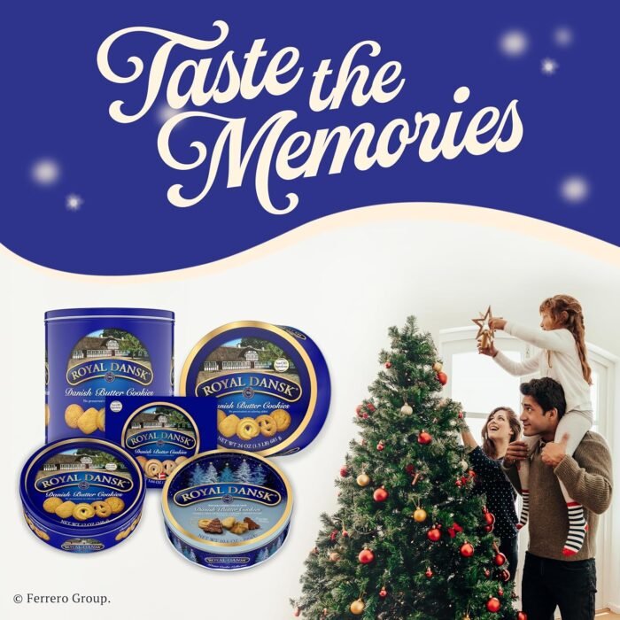 Royal Dansk Danish Cookies Tin, butter, 24 Ounce - Image 6