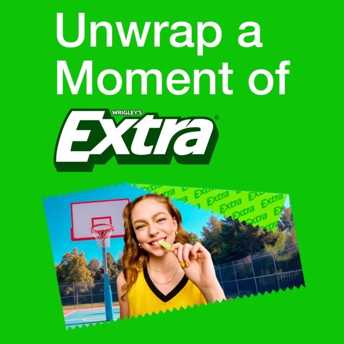 Extra Gum Peppermint Chewing Gum, 15 Pieces (Pack of 10) - Image 5