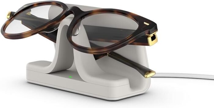 Amazon Echo Frames (3rd Gen) + Echo Pop | Smart Glasses with Alexa | Cat Eye frames in Brown Tortoise with prescription ready lenses - Image 3