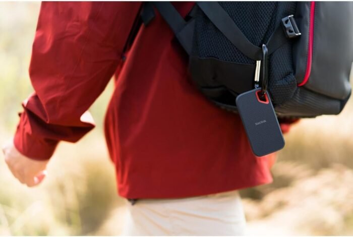 SanDisk 2TB Extreme Portable SSD - Up to 1050MB/s, USB-C, USB 3.2 Gen 2, IP65 Water and Dust Resistance, Updated Firmware - External Solid State Drive - SDSSDE61-2T00-G25 - Image 2