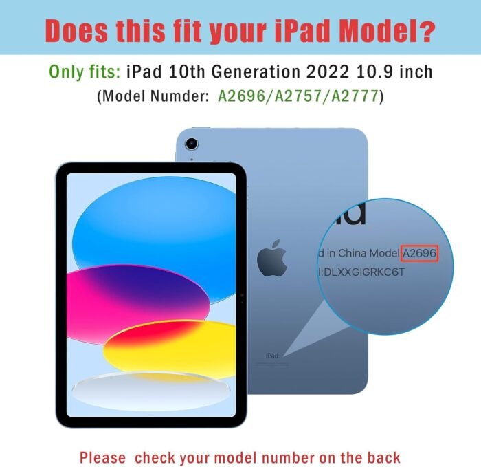 ProCase 2 Pack Screen Protector for iPad 10th Generation 2022 A2696/A2757/A2777 10.9 Inch, Tempered Glass Film Guard for iPad 10 -Clear - Image 2