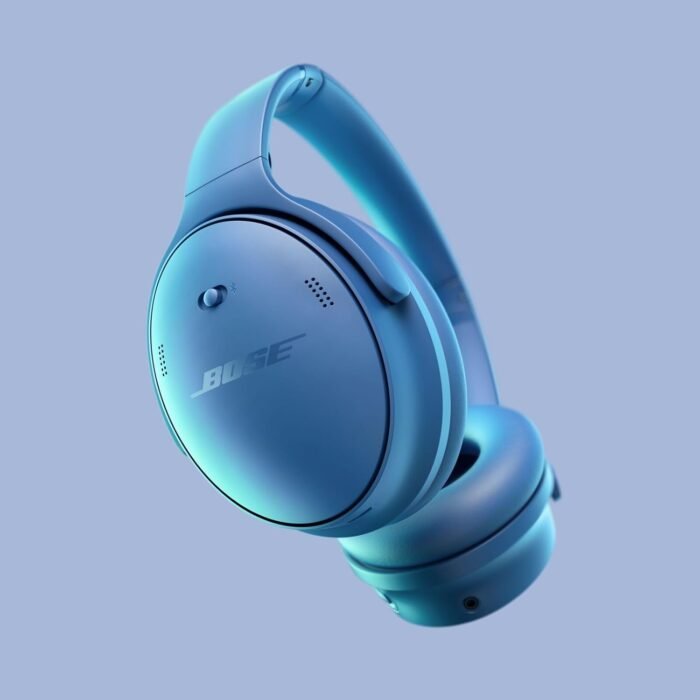 Bose QuietComfort Bluetooth Headphones, Wireless Headphones, Over Ear Noise Cancelling Headphones with Mic, Up to 24 Hours of Battery Life, Blue Dusk - Limited Edition Color - Image 2