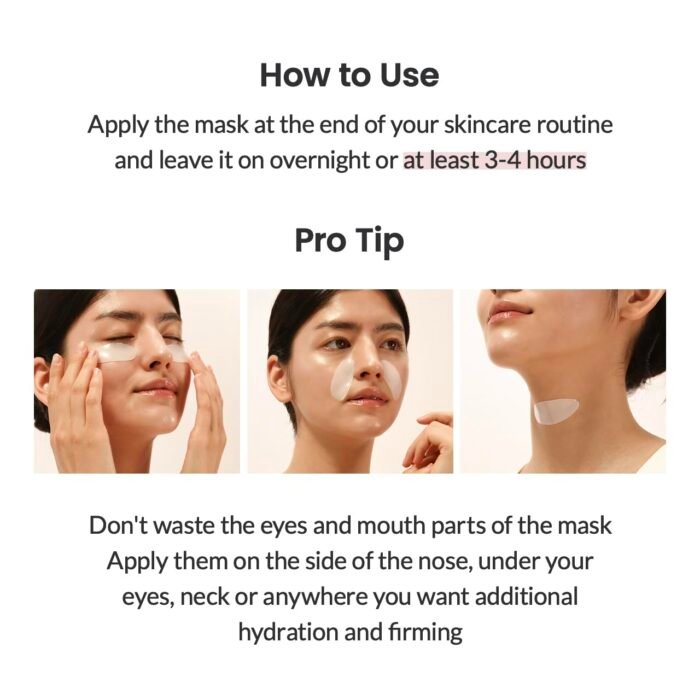 BIODANCE Bio-Collagen Real Deep Mask, Hydrating Overnight Hydrogel Mask, Pore Minimizing, Elasticity Improvement, 34g x16ea - Image 8