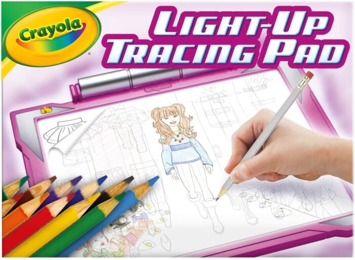 Crayola Light Up Tracing Pad - Pink, Art Kit for Kids, Kids Toys & Games, Light Box, Holiday Gifts for Girls & Boys, 6+ [Amazon Exclusive]