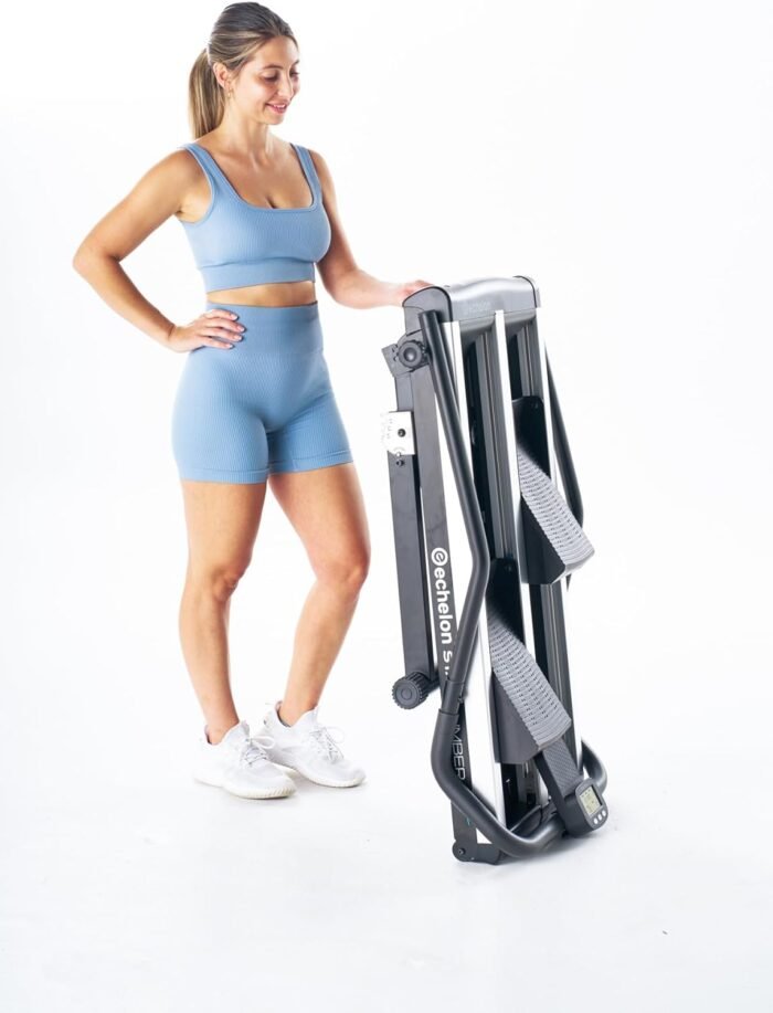 Echelon - Stair Climber Sport - Stair Stepper for Home - Stair Climber - Stepping Machine - Stair Stepper Exercise Equipment - Battery Powered x2 AA Batteries - 3 Monitor with Bluetooth Connectivity - Image 10