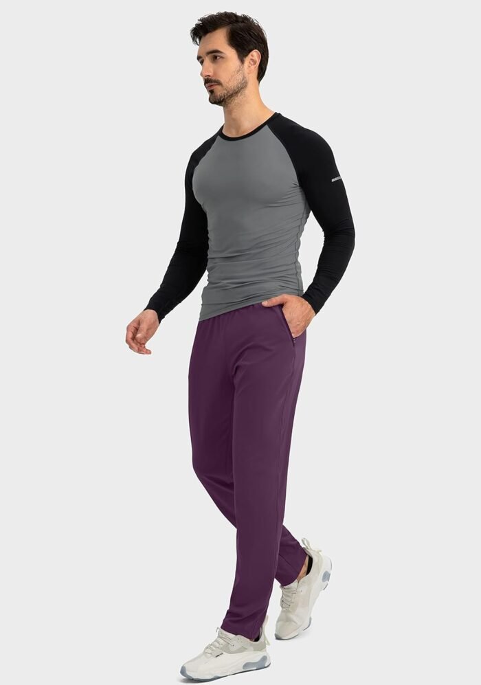 G Gradual Men's Sweatpants with Zipper Pockets Tapered Joggers for Men Athletic Pants for Workout, Jogging, Running - Image 6
