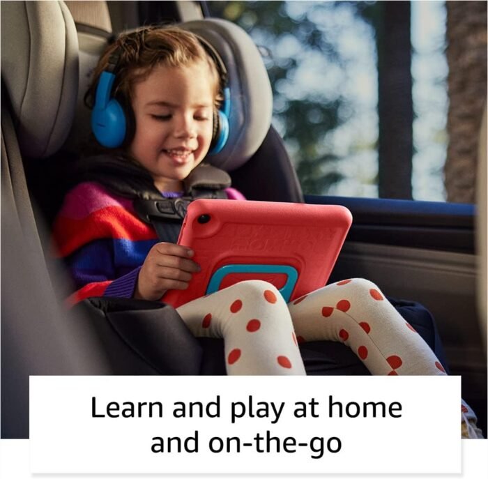 Amazon Fire 7 Kids tablet (newest model) ages 3-7. Top-selling 7" kids tablet on Amazon. Includes 6 months of ad-free and exclusive content, easy parental controls, 10-hr battery, 16 GB, Blue - Image 6