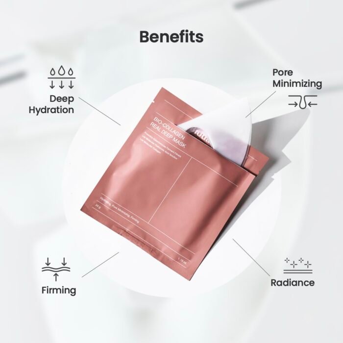 BIODANCE Bio-Collagen Real Deep Mask, Hydrating Overnight Hydrogel Mask, Pore Minimizing, Elasticity Improvement, 34g x16ea - Image 5