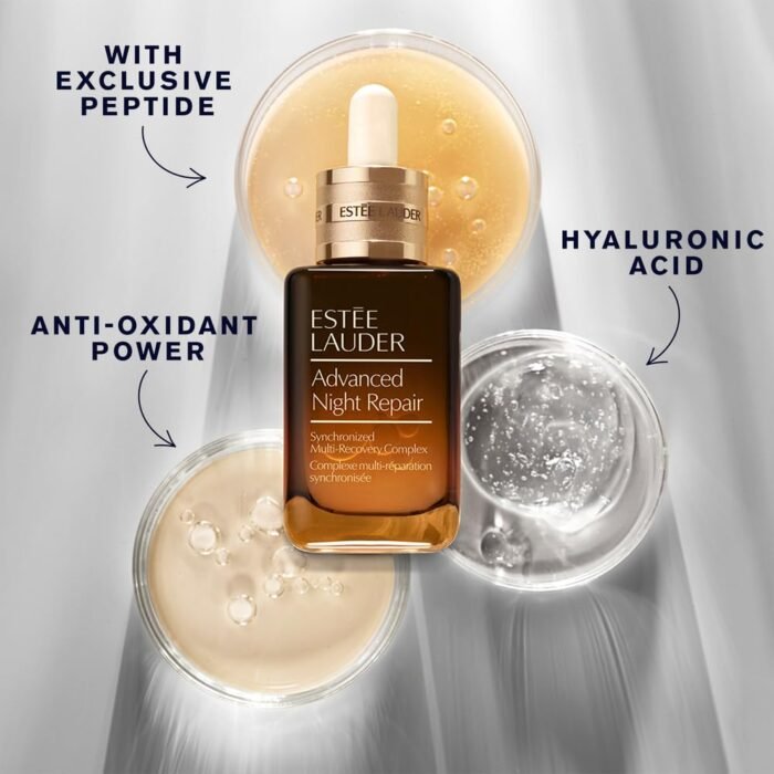 Estée Lauder Advanced Night Repair Serum Synchronized Multi-Recovery Complex with Hyaluronic Acid & Peptides - Image 4