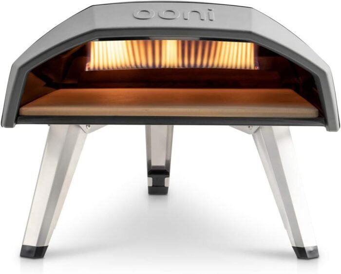Ooni Koda 12 Gas Pizza Oven – 28mbar Propane Outdoor Pizza Oven, Portable Pizza Oven For Fire and Stonebaked 12 Inch Pizzas, With Gas Hose & Regulator, Countertop Pizza Maker, Outdoor Pizza Cooker