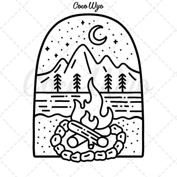 Stress Relief: Coloring Book for Adults and Kids, Bold and Easy, Simple and Big Designs for Relaxation Featuring Animals, Landscape, Flowers, Patterns, Cute Things And Many More (Bold & Easy Coloring) - Image 6