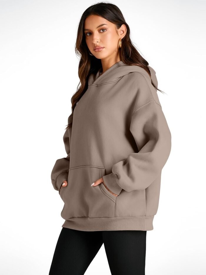 Trendy Queen Womens Oversized Hoodies Fleece Sweatshirts Long Sleeve Sweaters Pullover Fall Outfits Winter Clothes - Image 3