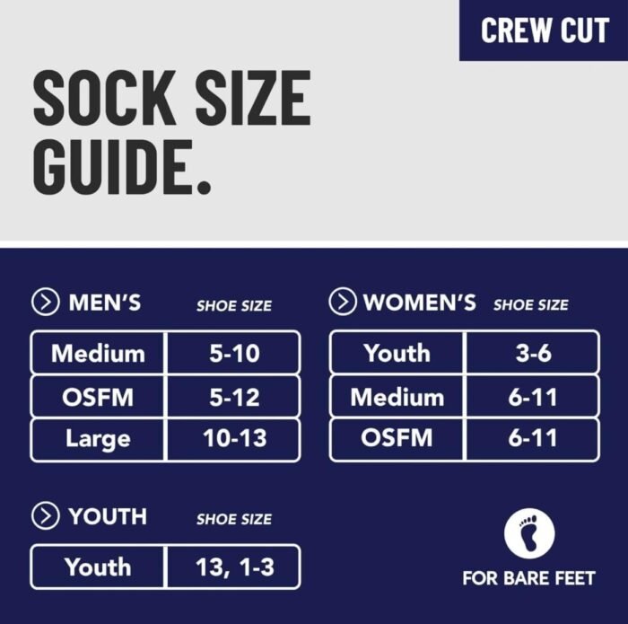 For Bare Feet Men's NFL 4-Stripe Deuce Performance Crew Socks - Image 3