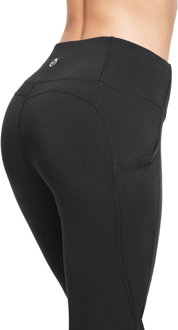 BALEAF Women's Fleece Lined Leggings Thermal Warm Winter Tights High Waisted Yoga Pants Cold Weather with Pockets - Image 6