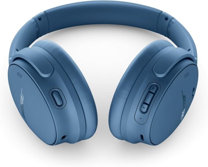 Bose QuietComfort Bluetooth Headphones, Wireless Headphones, Over Ear Noise Cancelling Headphones with Mic, Up to 24 Hours of Battery Life, Blue Dusk - Limited Edition Color - Image 4