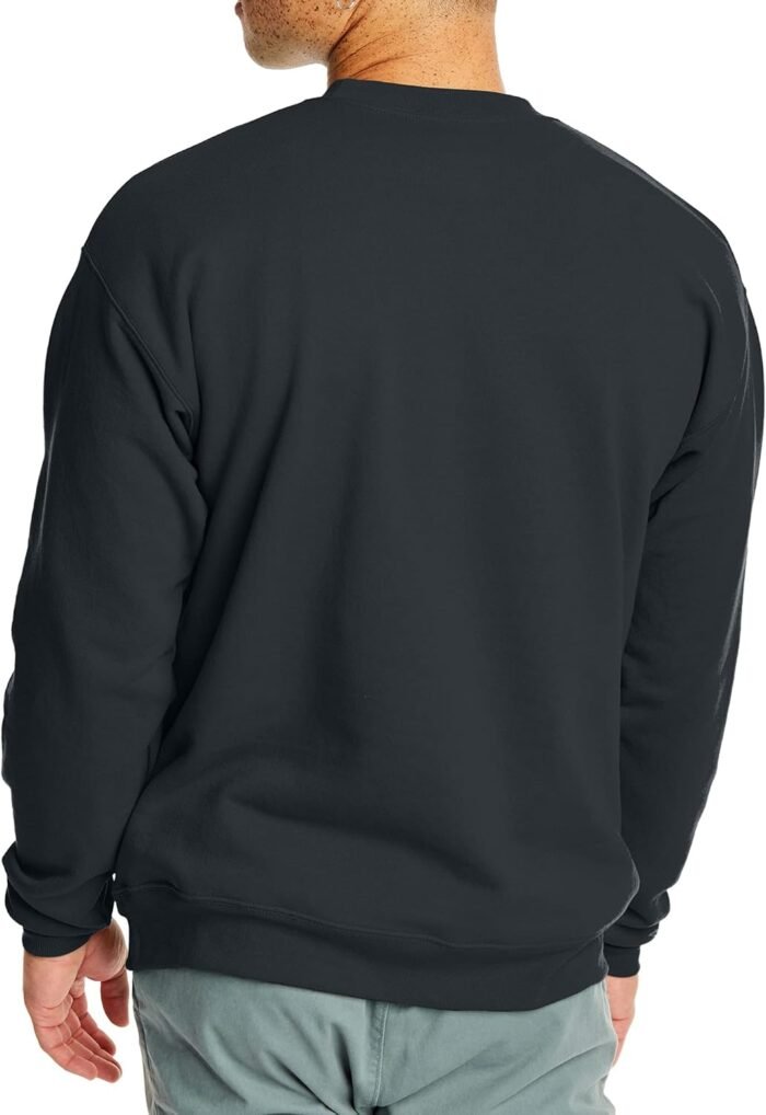 Hanes EcoSmart Fleece, Cotton-Blend Pullover, Crewneck Sweatshirt for Men (1 Or 2 Pack) - Image 2