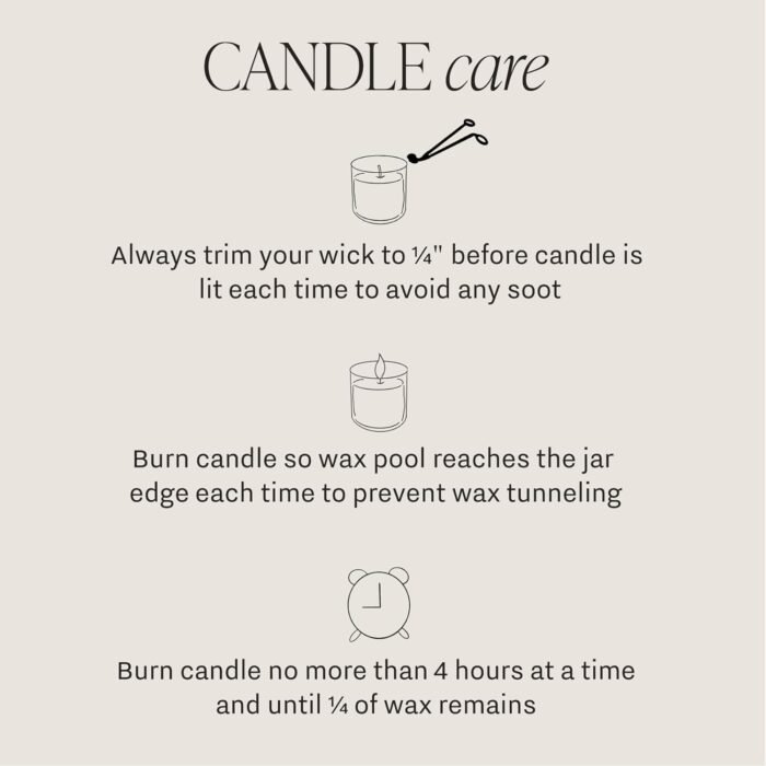 Sweet Water Decor Christmas Candle | Cinnamon, Trees, Orange, and Clove Scents | Christmas Candles and Decor for Home | 9oz. Clear Jar Soy Candle, Made in the USA - Image 6