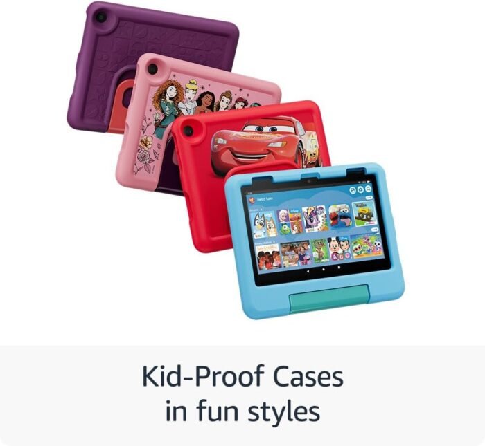 New Amazon Fire HD 8 Kids tablet, ages 3-7. With bright 8" HD screen. Includes ad-free and exclusive content, parental controls and 13-hr battery, 32GB, Blue, (2024 release) - Image 7
