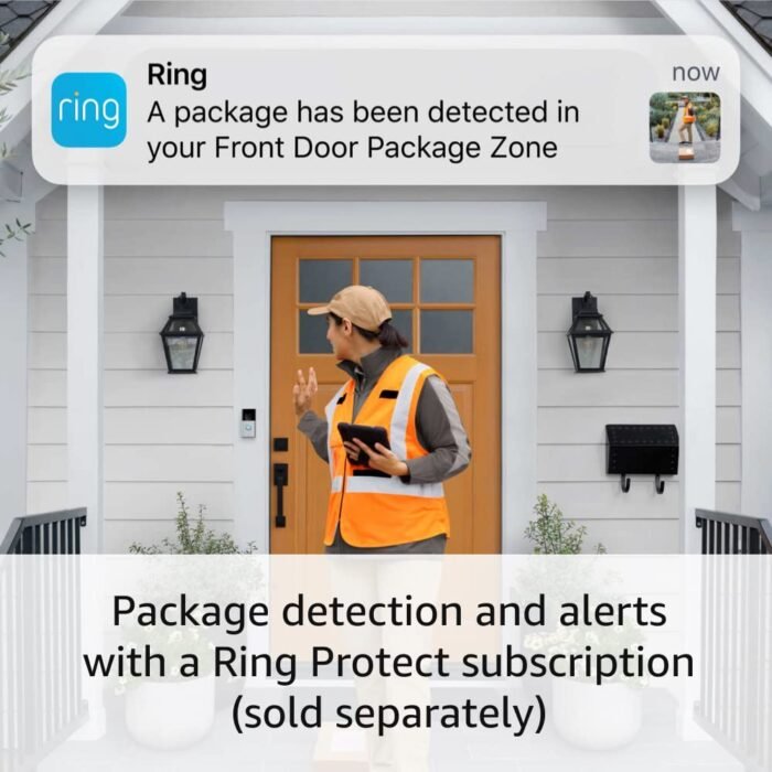 Ring Battery Doorbell Plus | Head-to-Toe HD+ Video, motion detection & alerts, and Two-Way Talk (2023 release) with Ring Chime Pro - Image 4
