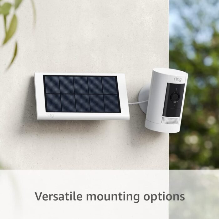 Ring Stick Up Cam Solar | Weather-Resistant Outdoor Camera, Live View, Color Night Vision, Two-way Talk, Motion alerts, Works with Alexa | Black - Image 3
