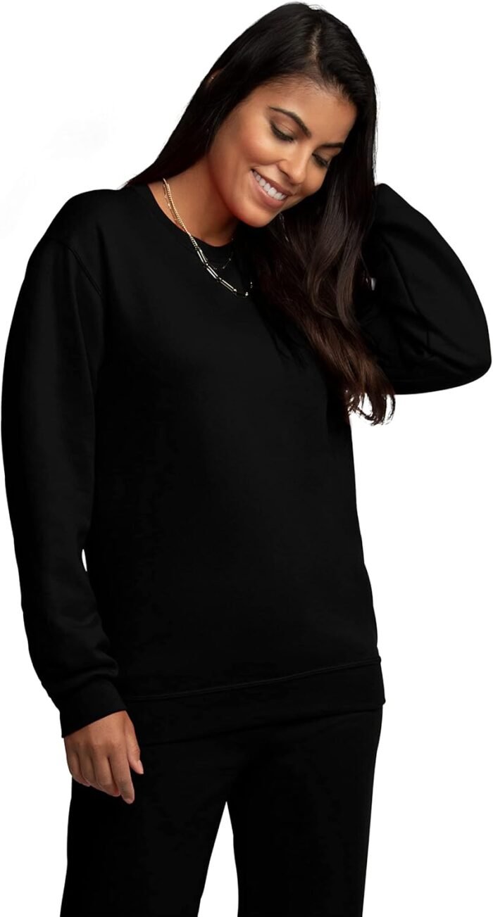 Fruit of the Loom Men's Eversoft Fleece Sweatshirts, Moisture Wicking & Breathable, Crewneck Sweatshirt - Image 3