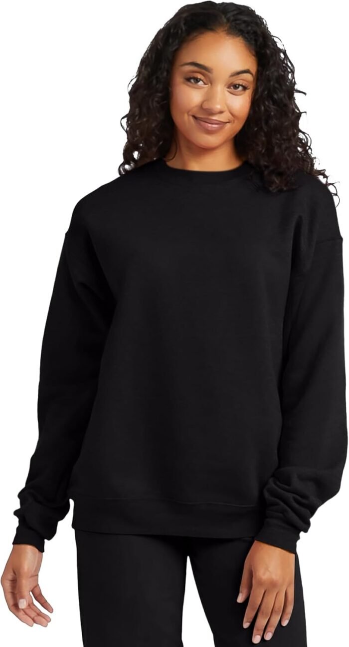 Hanes EcoSmart Fleece, Cotton-Blend Pullover, Crewneck Sweatshirt for Men (1 Or 2 Pack) - Image 3