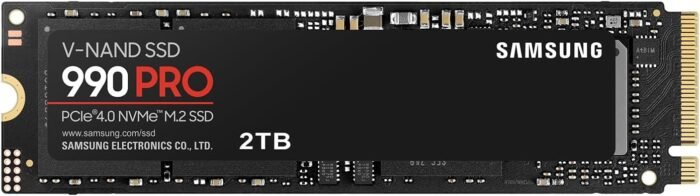 SAMSUNG 990 PRO SSD NVMe M.2 PCIe Gen4, M.2 2280 Internal Solid State Hard Drive, Seq. Read Speeds Up to 7,450 MB/s for High End Computing, Gaming, and Heavy Duty Workstations, MZ-V9P2T0B/AM - Image 2