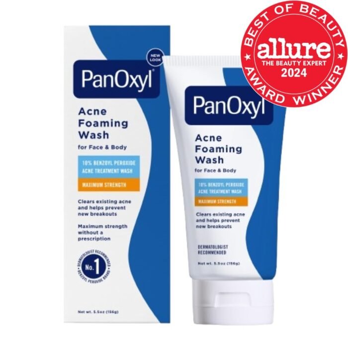 PanOxyl Acne Foaming Wash Benzoyl Peroxide 10% Maximum Strength Antimicrobial, 5.5 Oz - Image 4