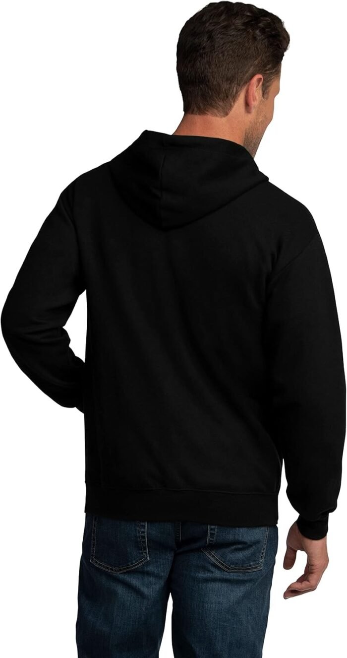 Fruit of the Loom Men's Eversoft Fleece Hoodies, Moisture Wicking & Breathable, Full Zip Hooded Sweatshirt - Image 2
