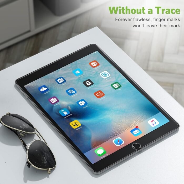 apiker 2 Pack Screen Protector for iPad 9th 8th 7th Generation 10.2 Inch, Tempered Glass Film for iPad 9 8 7 (2021/2020/2019), Case Friendly & Apple Pencil Compatible - Image 6