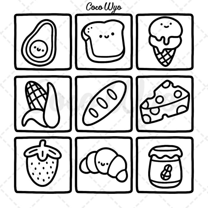 Stress Relief: Coloring Book for Adults and Kids, Bold and Easy, Simple and Big Designs for Relaxation Featuring Animals, Landscape, Flowers, Patterns, Cute Things And Many More (Bold & Easy Coloring) - Image 8