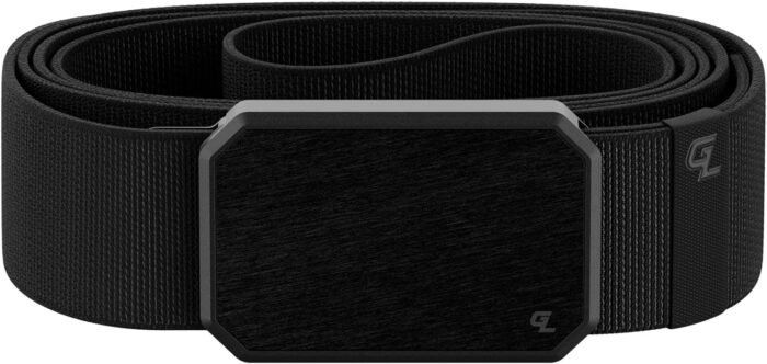 Groove Life Groove Belt Men's Stretch Nylon Belt with Magnetic Aluminum Buckle, Lifetime Coverage