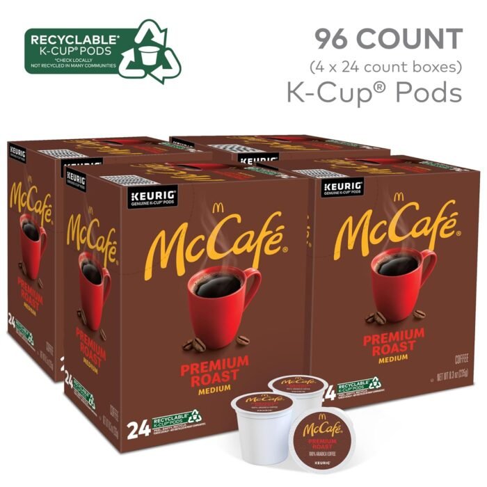 McCafe Premium Roast Coffee, Keurig Single Serve K-Cup Pods, Medium Roast, 96 Count - Image 2