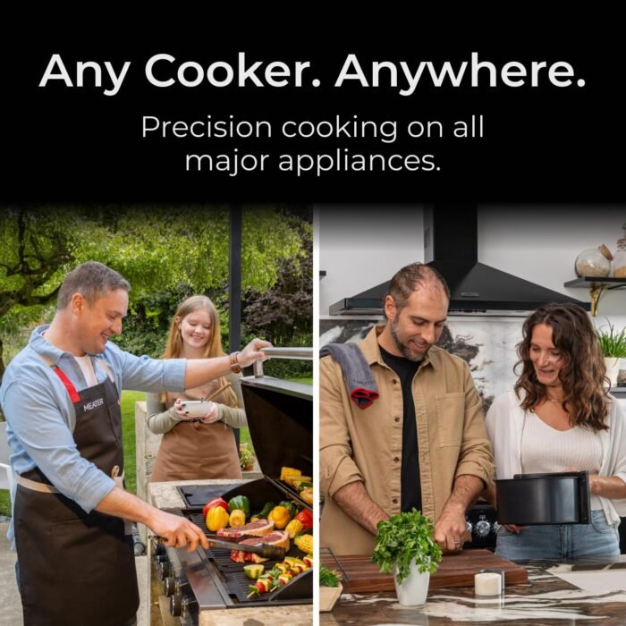 MEATER Pro: Smart Bluetooth Wireless Meat Thermometer Digital | 1000°F Heat Resistance | Long Range | Certified Accuracy | BBQ, Oven, Grill, Smoker, Air Fryer, Deep Fryer | 50+ Recipes in App - Image 5