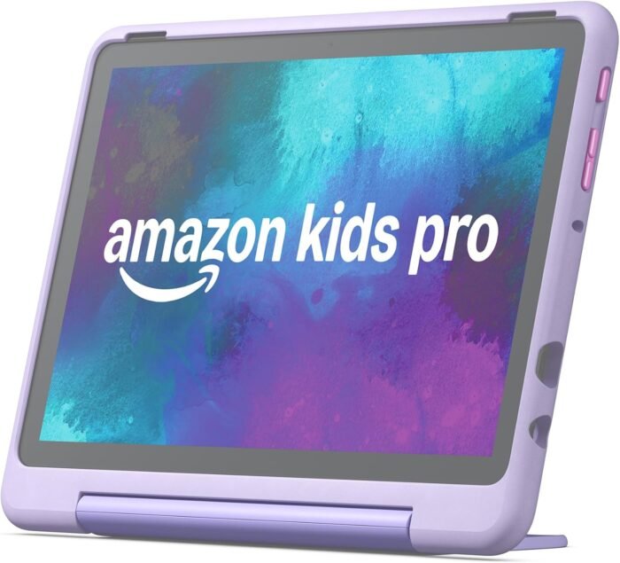 Amazon Fire HD 10 Kids Pro tablet (newest model) ages 6-12. Bright 10.1" HD screen, includes ad-free content, robust parental controls, 13-hr battery and slim case for older kids, 32 GB, Happy Day - Image 2