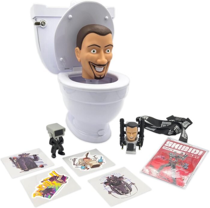SKIBIDI Toilet Mystery Toilet Mystery Toilet with Surprise Toys to Discover Inside, Officially Licensed Toilet Merch - Image 7