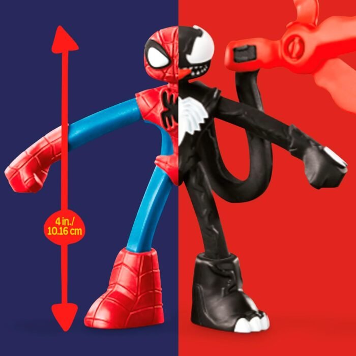 Play-Doh Marvel Spider-Man Launch & Slice Battle Playset with 2 Bendy Action Figures and 7 Accessories, Imagination Toys for Boys & Girls 4 Years & Up - Image 6