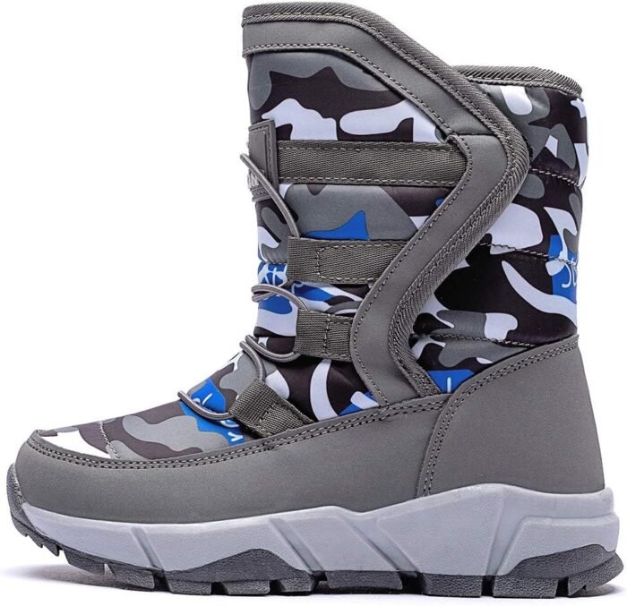 GUBARUN Boys Snow Boots Winter Waterproof Slip Resistant Cold Weather Shoes (Toddler/Little Kid/Big Kid) - Image 3