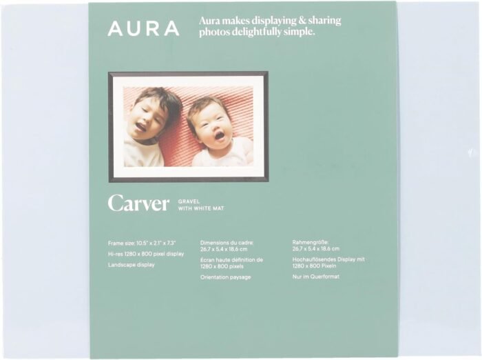 Aura Digital Picture Frame - 10.1" HD Mat Display | Wirecutter's Best Digital Frame for Gifting - Send Photos Directly from Your Phone from Anywhere | Quick & Easy Setup Over WiFi - Free App | Black - Image 7