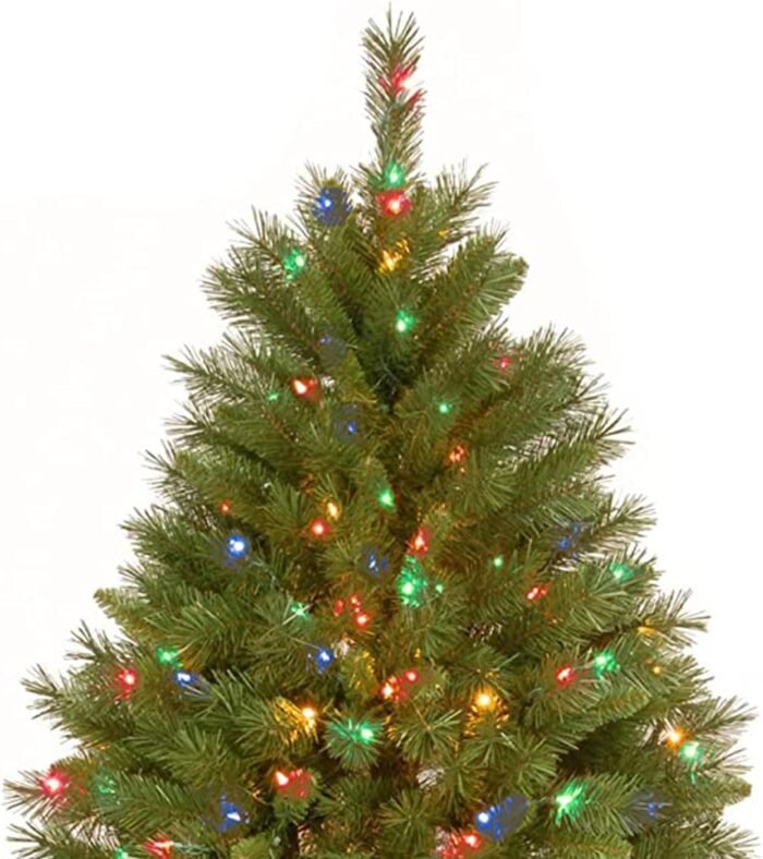National Tree Company Pre-lit Artificial Christmas Tree - Includes Pre-strung Multi-Color Lights and Stand - Winchester Pine - 7.5 ft - Image 2