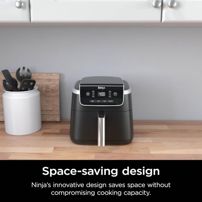 Ninja Air Fryer Pro 4-in-1 with 5 QT Capacity, Air Fry, Roast, Reheat, Dehydrate, Air Crisp Technology with 400F for hot, crispy results in just minutes, Nonstick Basket & Crisper Plate, Grey, AF141 - Image 7