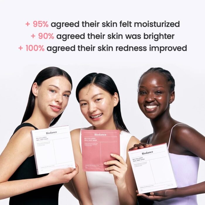 BIODANCE Bio-Collagen Real Deep Mask, Hydrating Overnight Hydrogel Mask, Pore Minimizing, Elasticity Improvement, 34g x16ea - Image 7
